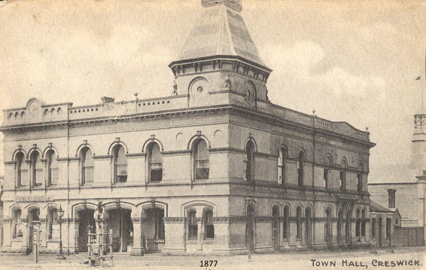 Creswick Town Hall - 1877