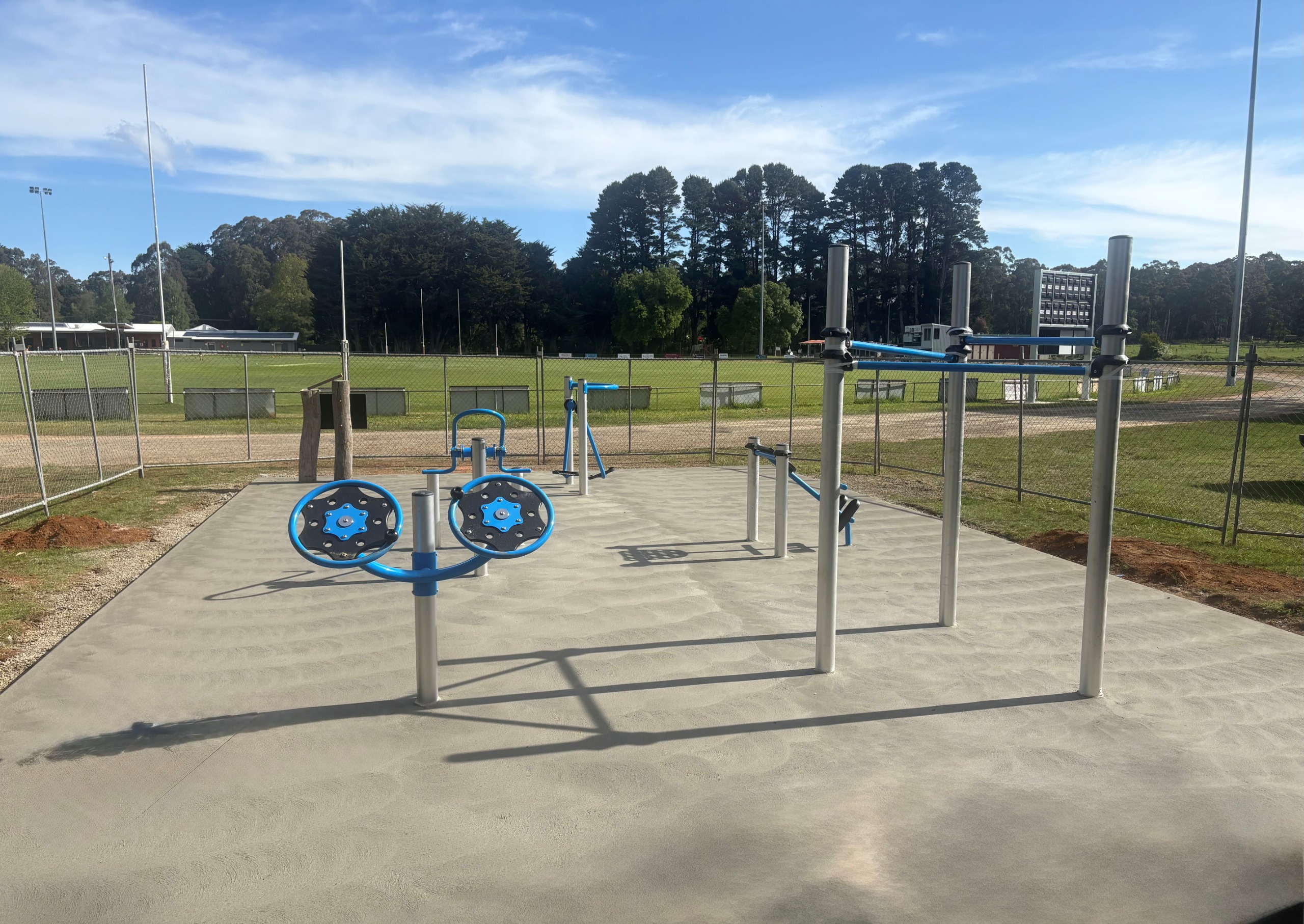 Image of the Trentham outdoor fitness equipment site