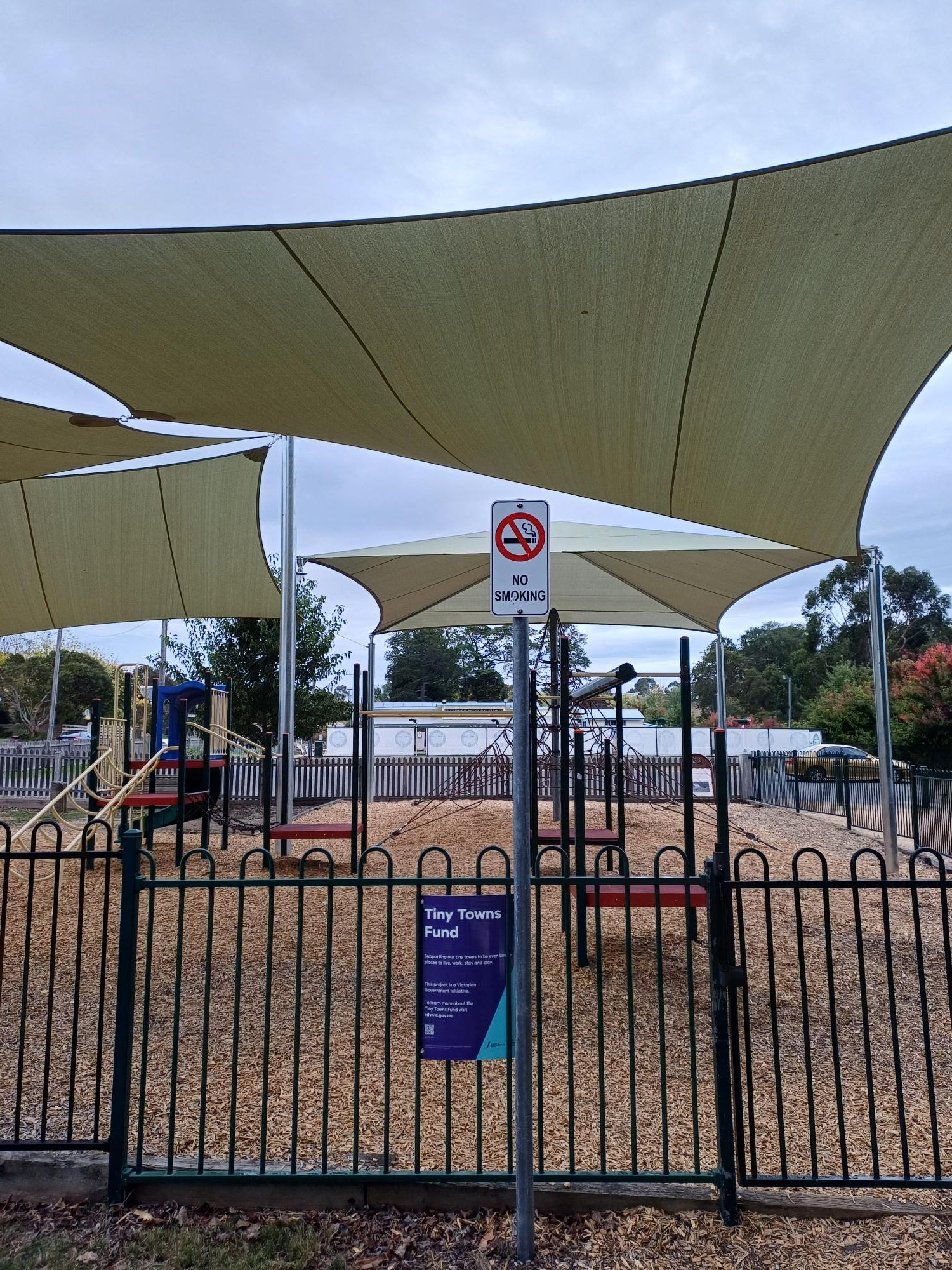Queens Park, Clunes - Shade sail 2