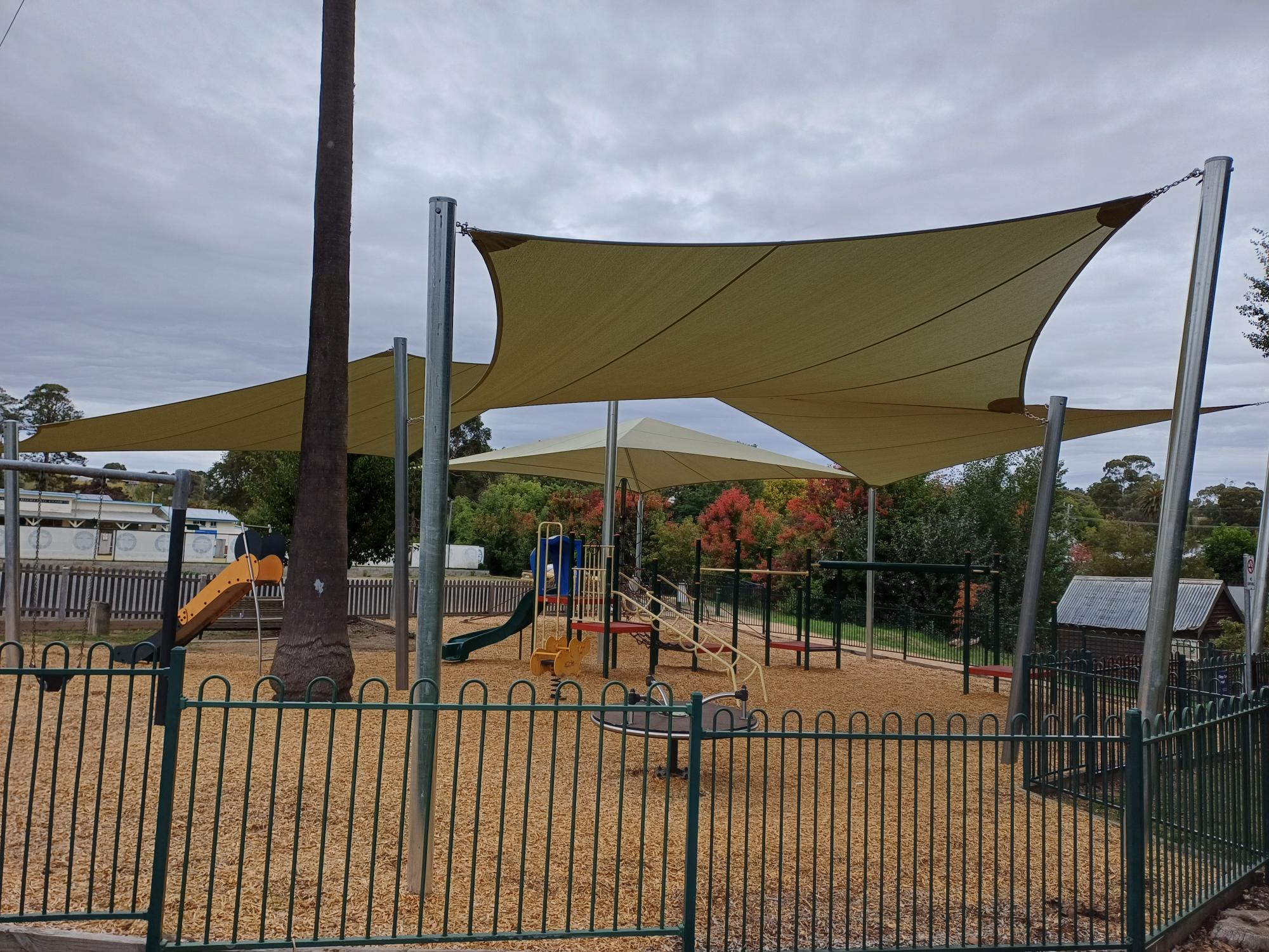 Queens Park, Clunes - Shade sail 3